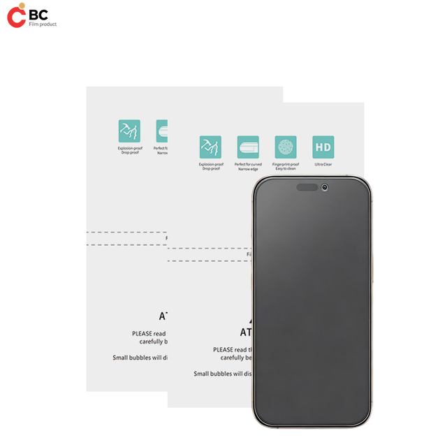 120*180mm Portable 5A TPU Matte Protective Front Clear Hydrogel Sheet Film for Mobile Phone