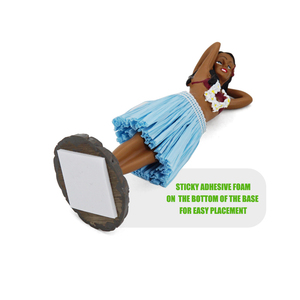 Hawaii Hula cô gái Bảng điều khiển búp bê với Ukulele bobbleheads cho xe Bảng điều khiển - Product Image 5