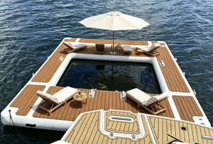 Nouvelle <span class=keywords><strong>piscine</strong></span> gonflable personnalisable pour yacht avec filet 2026 - Product Image 6