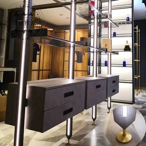 Customizable Modern Aluminum <strong>Wardrobe</strong> System Modular Closet Design Sliding Glass Doors Hanging Space <strong>Wardrobe</strong> <strong>Storage</strong> <strong>Solutions</strong> - Product Image 4