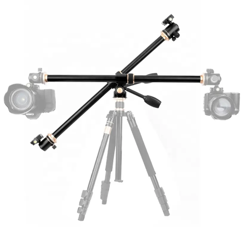 Tripod Lengan Ekstensi 30 Inci, Lengan Ekstensi Tripod Horizontal Ujung Ganda