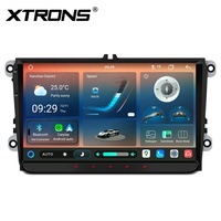 Lecteur multimédia automobile Android 9 pouces 8+128 Go pour VW/Skoda/SEAT UNISOC 7865 Global 4G AKM 7604 Dual BT QLED CarPlay CE-XTRONS