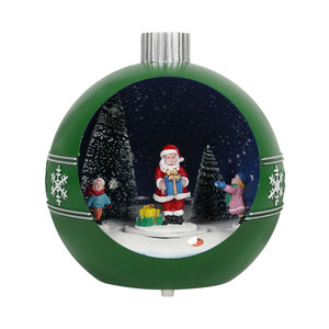 <span class=keywords><strong>Adornos</strong></span> Navideños de Plástico con Escena de Muñeco de Nieve Musical Mecánico, Decoración Navideña al por Mayor - Product Image 5