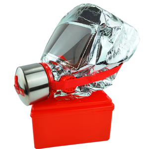 Respirator pemadam kebakaran wajah penuh perlindungan api 30 menit HARGA TERBAIK dengan Respirator tahan asap fleksibel untuk Hotel - Product Image 2