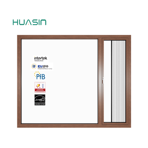 <span class=keywords><strong>Ventanas</strong></span> de Madera Revestidas de Aluminio con Triple Vidrio, Estándar Estadounidense 2026, Personalizadas al por Mayor de Huasin - Product Image 1