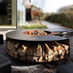 Custom Cast Iron Wood Burning Fireplace <b>Fire</b> <b>Pit</b> Furnture Outdoor Set - Product Image 5