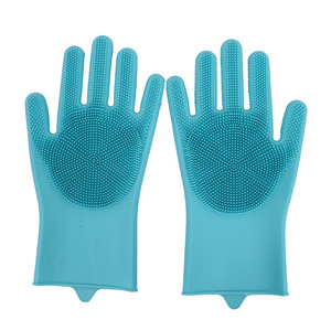 Gants de bain en silicone pour animaux de compagnie Midali, double face, massage et élimination des poils pour le nettoyage des chats et des chiens - Product Image 2