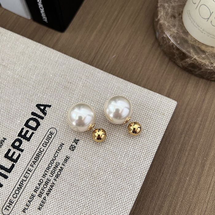 PURELEI Orecchini Pearl In Acciaio Inossidabile Con Perle D'Acqua Dolce, Gioielli Impermeabili Donna - 2