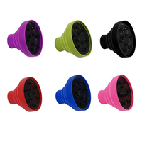 Diffuseur de sèche-cheveux en silicone universel pour salon de coiffure, pliable, ionique, accessoire pour tous les appareils