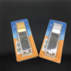 Termometro Igrometro Digitale 3D Trasparente in Plastica LCD Impermeabile per Acquario 70x20x16mm 1 Anno di Garanzia Oro/Argento OEM - Product Image 6