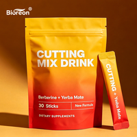 OEM Custom Formula Vegan Energy Focus Powder for Men Brew Free Detox Slimming Instant Berberine Yerba Mate Cutting Mix