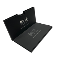 Boîte de carte de crédit personnalisée en métal vierge VIP Visa Vise Carte de débit Carte de crédit Emballage rigide magnétique