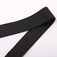 Bandeaux élastiques en Spandex/Nylon de 10mm-70mm, blancs et noirs, en gros, personnalisés, tricotés, à rayures chevrons