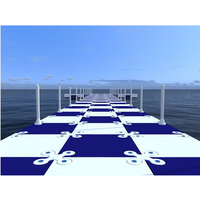 Systèmes de pontons flottants modulaires, ponton flottant pour quai de bateaux, quai maritime
