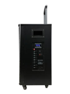 ลำโพงบลูทูธแบบพกพา รุ่น Hot Sale Trolley Ingle ขนาด 12 นิ้ว กล่องไม้สีดำ สำหรับงานปาร์ตี้ เวที ใช้งานกลางแจ้งและในบ้าน - Product Image 6