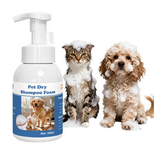 Sampo hewan peliharaan tanpa air sampo kering alami pembersih bulu hewan peliharaan organik untuk anjing atau kucing tidak perlu bilas berbusa - Product Image 1