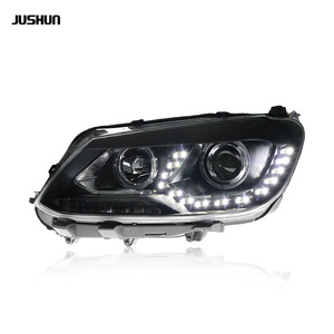 Ensemble de phares Jushun Volkswagen Touran, feux de jour à LED, double faisceau, clignotant, 15000 Lm, 12V - Product Image 2