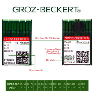 Groz Beckert DB1 Dbx1 macchina da <span class=keywords><strong>cucire</strong></span> industriale <span class=keywords><strong>aghi</strong></span> <span class=keywords><strong>aghi</strong></span> a sfera macchina <span class=keywords><strong>per</strong></span> <span class=keywords><strong>cucire</strong></span> <span class=keywords><strong>aghi</strong></span> - Product Image 5