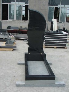 Diseño Personalizado de <span class=keywords><strong>Monumentos</strong></span> Funerarios de Granito Negro Absoluto Estilo Ruso Ucraniano - Product Image 3