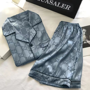 Bộ đồ ngủ satin nữ 2024, đồ ngủ nữ, áo ngủ, bộ đồ ngủ lụa cho nữ - Product Image 1