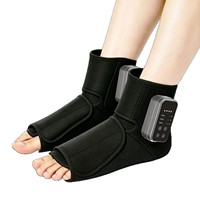 Masseur de pieds chauffant et vibrant avec télécommande sans fil, appareil de massage électrique pour les pieds avec chaleur pour la relaxation et le confort des chevilles et des pieds
