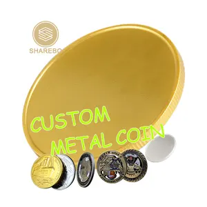 Metalllogo-Zeichen Souvenir-Münze Aluminium personalisierte Versorgung individualisierte 2d-3d-Sammlung münzen münze 70mm rostfrei