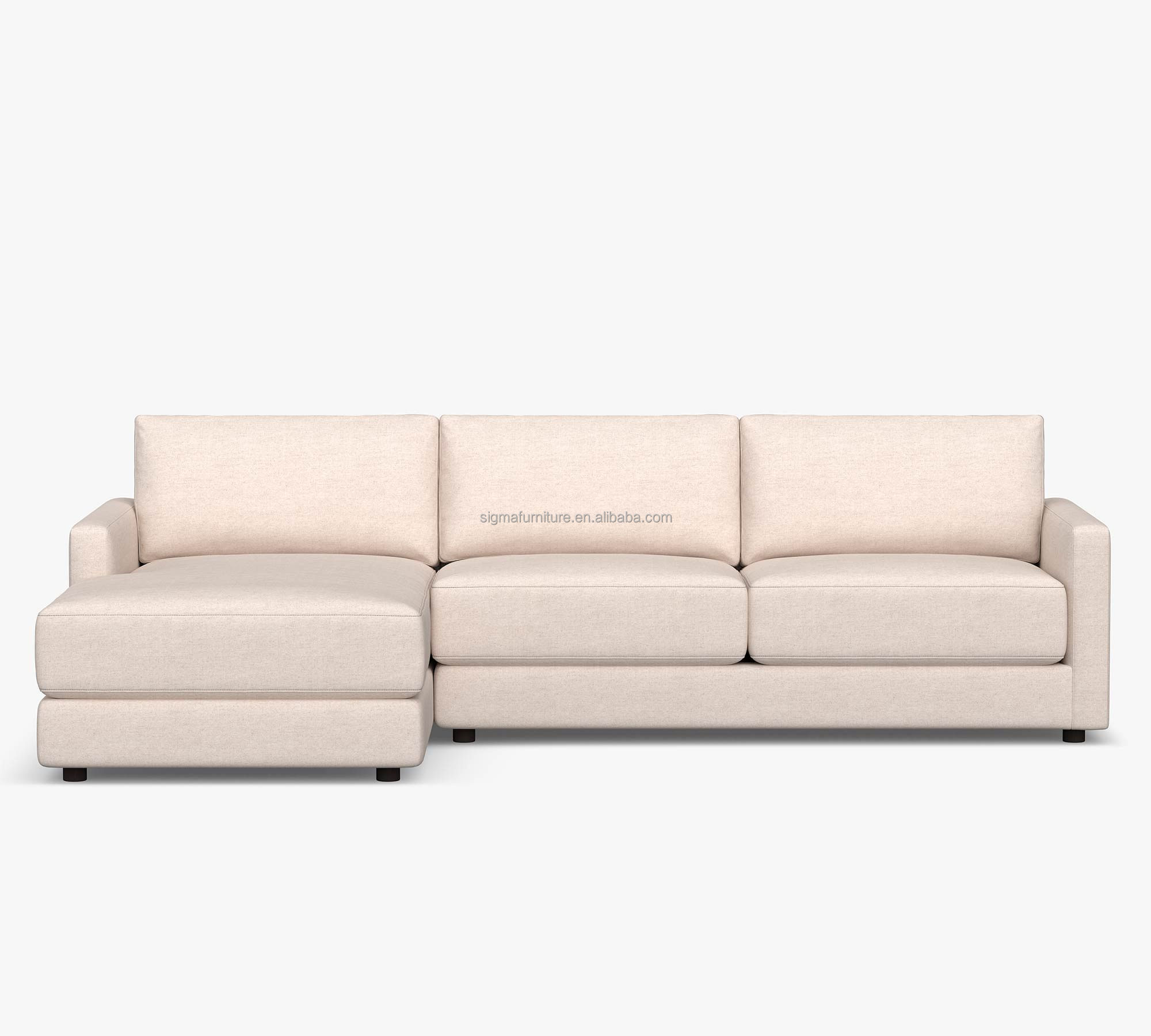 High end modern living room sectional sofas l-shaped fabric modular sofa set lounge