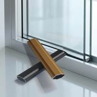 Barre décorative en aluminium multi-formes de style géorgien pour fenêtre et porte à double vitrage isolant