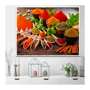 Wholesale Full Drill Kitchen Food Canvas Crafts 5D Diamond Painting Kit 5D Diamond Color Sets for Home Decor Wall Painting