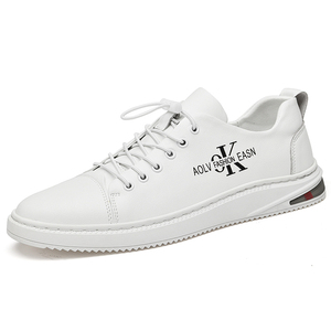 Chaussures Homme Été <span class=keywords><strong>2022</strong></span> Respirantes Nouvelle Collection Décontractées Tendance à Lacets Tige en Jean Double Couche Cuir de Vachette Baskets Sportives Solides - Product Image 1