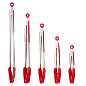 Custom Made <b>Silicone</b> Slotted Spatula Clip Red And Black Oven Safe For Steak Barbecue Kitchen <b>Tools</b> - Product Image 4