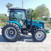 Tracteurs agricoles miniatures 4x4 de 100 CV de Chine, tracteurs agricoles multi-usages, prix