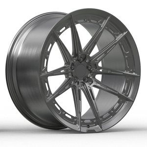 Rines con Cancelación de Ruido, Rines Escalonados de 22 Pulgadas, Diseño de 2 Piezas para BMW X5M con Acabado Negro Transparente Cepillado - Product Image 4