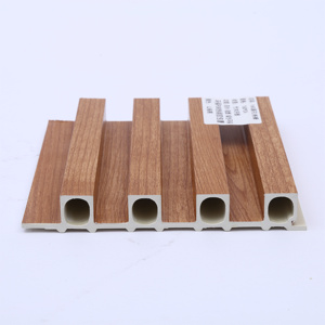 Tấm ốp tường <span class=keywords><strong>WPC</strong></span> thân thiện với môi trường được sử dụng để trang trí tường và trần trong nhà, tấm lỗ tròn - Product Image 2