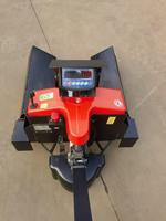 Nouveau transpalette manuel HSLLIFT 1500KG avec balance électronique, chariot élévateur à rouleaux de papier, longueur de fourche 1200mm, largeur de fourche 685mm, garantie 1 an