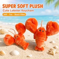 EN STOCK – Porte-clés en peluche tendance, mignon et doux, mini jouet en peluche Kawaii pour machine à griffes, cadeau, souvenir
