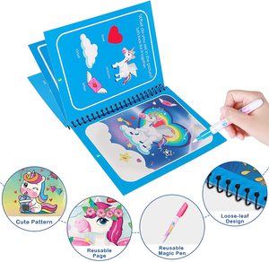 Vente en gros, prix d'usine, vente chaude, dessin à l'eau personnalisé, peinture, livre de gribouillage magique pour enfants - Product Image 5