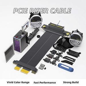 PCI PCIe 4.0 1X High-Speed Riser Card Extension Cable 10CM 120CM Increments for Desktop Server Stock Available Stock Available P - Product Image 2