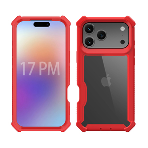 Coque de téléphone antichoc transparente 360 pour <span class=keywords><strong>iPhone</strong></span> 18 17 16 15 <span class=keywords><strong>14</strong></span> 13 12 11 <span class=keywords><strong>Pro</strong></span> <span class=keywords><strong>Max</strong></span> Plus - Product Image 4