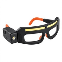 Lampu Kepala Outdoor OEM XTE COB Eyewear Light Tipe C Isi Ulang dengan Lampu Samping Putar, Sensor Gelombang, Tahan Angin, Logo Dapat Disesuaikan