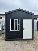Maison préfabriquée pliable en acier léger, portable, mobile, mini, prête à l'emploi, en vente