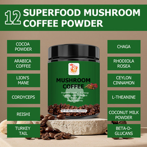 Café de Hongos Personalizado en Polvo con Rhodiola Rosea, Canela de Ceilán, Suplementos Herbales Naturales - Product Image 6