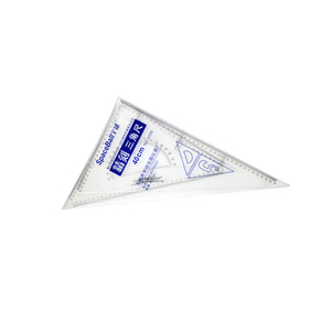 17 '' Perfect Plastic Triangle Ruler Stationary Set