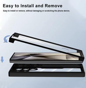 360 custodia per telefono con protezione completa a doppia faccia per <span class=keywords><strong>Samsung</strong></span> <span class=keywords><strong>S21</strong></span> S22 S23 <span class=keywords><strong>Plus</strong></span> S24 Ultra sottile e trasparente con protezione per lo schermo - Product Image 4