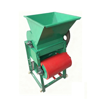 Machine à décortiquer les graines de ricin conviviale pour les utilisateurs, avec panneau de commande simple et engrenages, idéale pour les ateliers ruraux nouvellement installés