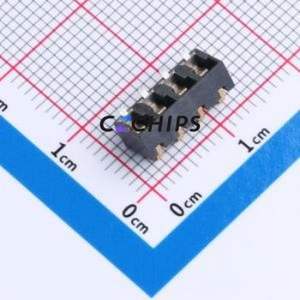 06H414050 Blade/Spring Contact Battery Connector SMD,P=3mm Connector - Product Image 2
