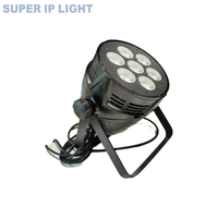 Projecteur LED Par 7x50W bicolore, refroidissement silencieux par ventilateur, 50000H, base en aluminium épaisse pour scène et banquets