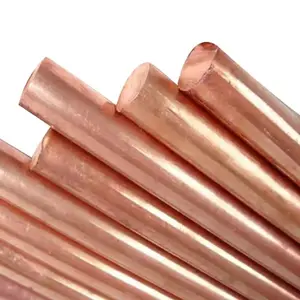 Professional Manufacturer Copper Rods 10mm Copper Rod Cold Rolling Mill Red Copper Rod