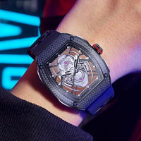 Für Schweizer Marke Rosdn G2709 Spider Men Luxus Diamant Automatik Edelstahl Uhr Sport wasserdicht mit Miyota Uhrwerk