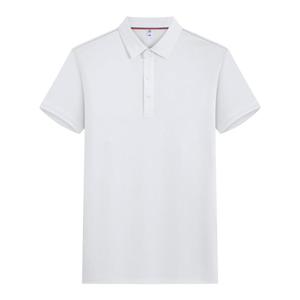 Men's Solid Color Polyester Polo Shirt Short Sleeve Workwear Daily Wear GJ56-2301 - Product Image 2